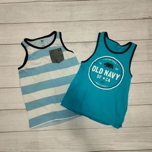 Set of boys tank tops Size 6-7